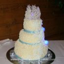 Snow Flake Wedding Cake