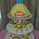 Homemade  Snow White Birthday Cake