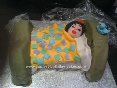 Homemade Snow White Birthday Cake