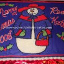 Red Hat Society Christmas Cake