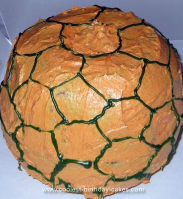 Homemade Soccer Ball Cakes