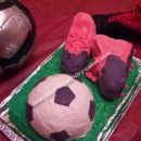 Homemade Soccer Birthday Cake Design