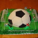 Homemade Soccer Birthday Cake Idea