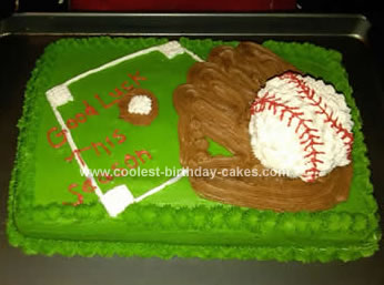 Homemade Softball Cake