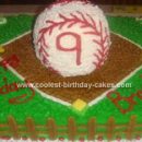 Homemade Softball Cake