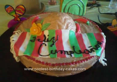 Homemade Sombrero Cake