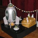 Homemade Spaceship to the Moon Cake
