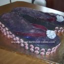 Homemade Sparkling Sandals Birthday Cake