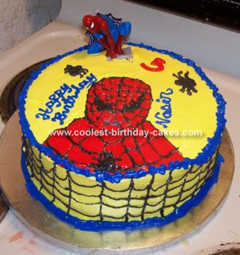 Grandson's Spiderman Cake