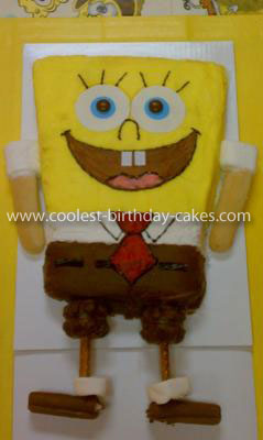 Coolest Sponge Bob Square Pants Birthday Cake
