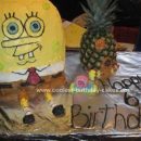 Homemade Spongebob and Pineapple House Cake