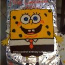 Homemade SpongeBob Cake Design