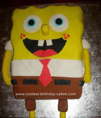 Homemade Spongebob Cake Idea