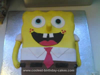 Homemade Spongebob Cake Idea