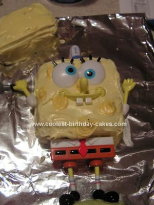 Homemade Spongebob Mini Cakes