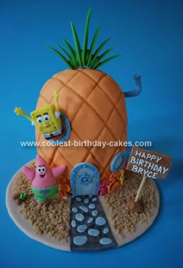 Spongebob Scene Birthday Cake