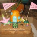 Homemade Spongebob Scene Birthday Cake
