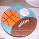 Homemade Sports Cake Design