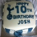 Homemade Spurs Football Cake