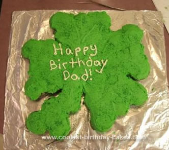Homemade St. Patrick's Day Cake