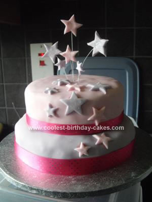 Homemade Star Birthday Cake