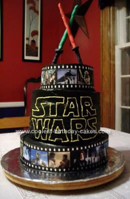 Homemade Star Wars Cake