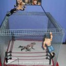 Homemade Steel Cage Wrestling Cake