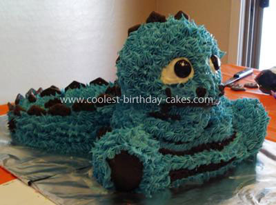 Coolest Stegasaurus Birthday Cake