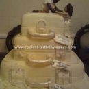 Homemade Suitcase Wedding Cake Idea