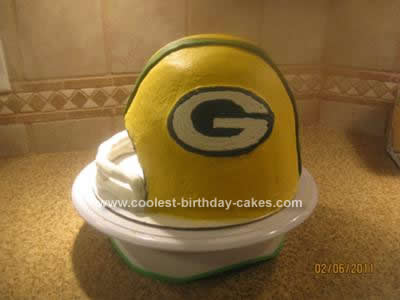 Homemade Super Bowl Cake Design