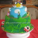Homemade  Super Mario Brothers Cake