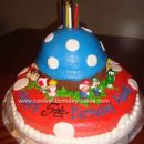 Homemade Super Mario Cake
