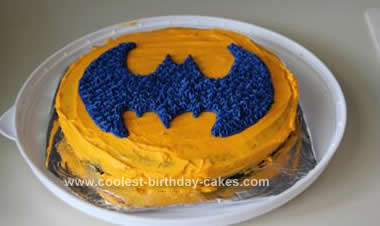 Homemade Superheros Birthday Cake