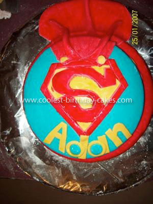 Coolest Superman Birthday Cake