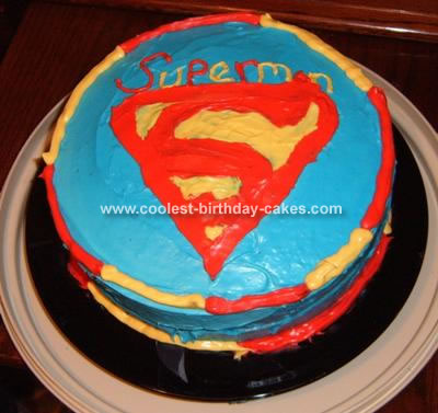 Superman  Man Of Steel Cake How To  YouTube