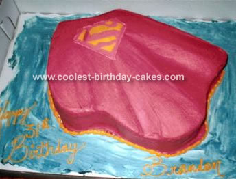 Superman Cape Cake