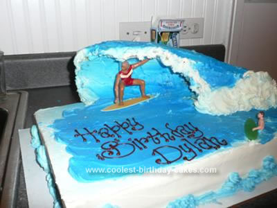 Homemade Surfer Cake