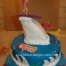 Homemade Surfing Birthday Cake