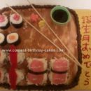 Homemade Sushi Cake Idea