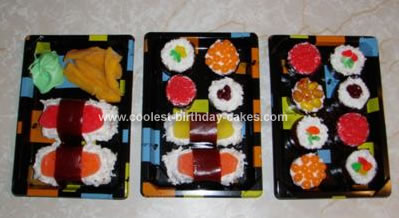 Homemade Sushi Cupcakes