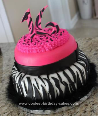 Homemade Sweet 16 Birthday Cake