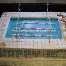 Homemade Swimming Pool Cake