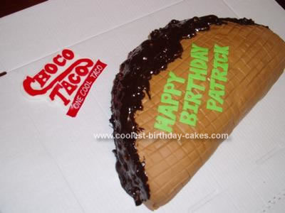 Homemade Taco Birthday Cake