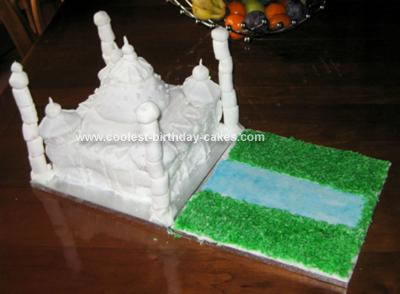 Homemade Taj Mahal Cake - World Landmark Cakes