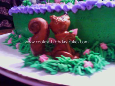 Homemade Tangled Birthday Cake