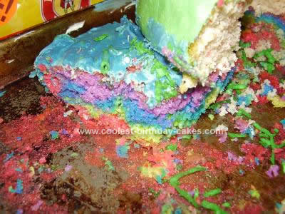 Homemade Tangled Tower Cake