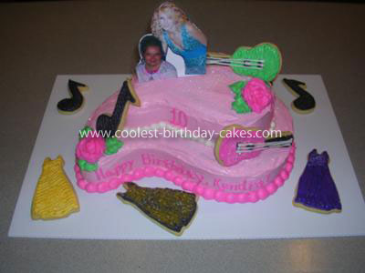 Homemade Taylor Swift 10th Birthday Cake