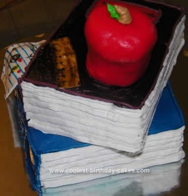 Homemade Teacher Appreciation Cake Design