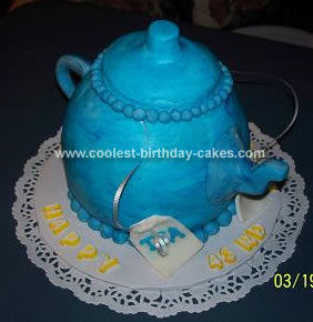 Homemade Teapot Cake