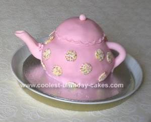 Homemade Teapot Cake